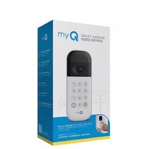 Smart Garage Video Keypad - Black and White